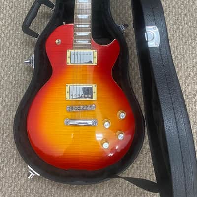 NEW GATOR CASE INCLUDED - 2005 Epiphone Les Paul Standard Plus Top - Heritage Cherry Sunburst image 8