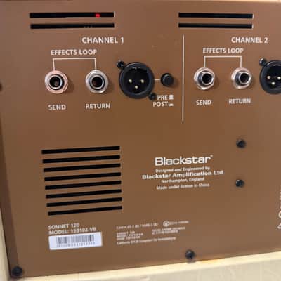Blackstar Sonnet 120 Natural Response 120-Watt 1x8" Acoustic Guitar Amp 2020 - Present - Blonde image 13