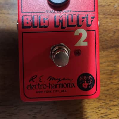Electro-Harmonix / JHS Nano Big Muff 2 Dual Op-Amp Fuzz 2025 - Present - Red image 2