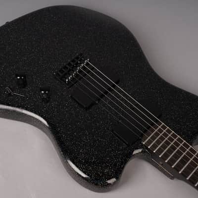 Warmoth Custom Jazzmaster - Black Holo Flake w/SKB HSC image 15
