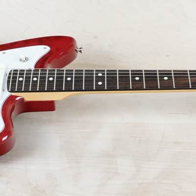 Fender Hybrid II Jazzmaster MIJ 2024 Red Quilt Beryl Top QMT Japan w/ Bag image 3