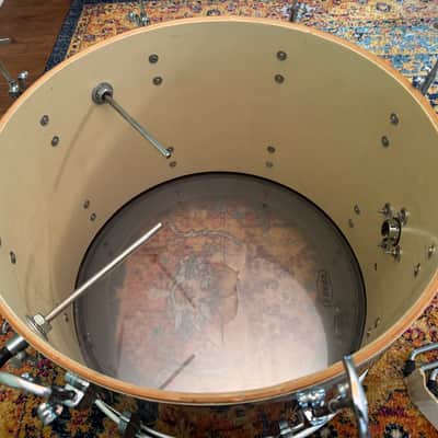 Ludwig S/L Series 4 Piece Shell Pack Vintage 80's Chrome Wrap image 8