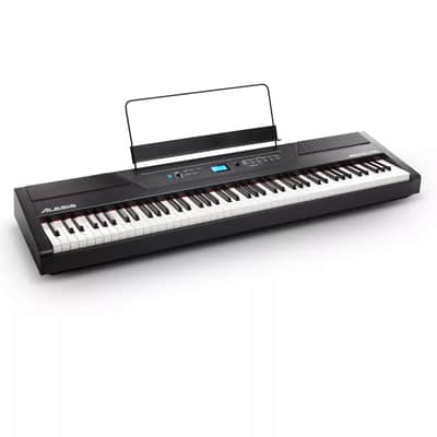 Alesis Recital Pro 88-Key Hammer-Action Digital Piano – Full-Size, Weighted Keys & Built-In Speakers