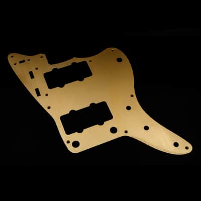 HERAD 9-hole Jazzmaster Pickguard. Gold Anodised Aluminium. 58/59 style. Anodized Scratchplate. image 1