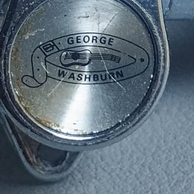 Vintage 70's George Washburn guitar tuning peg / tuner set 3L + 3R ULTRA RARE image 2