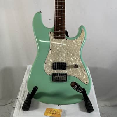 Squier Tom Delonge Stratocaster 2002 - Seafoam Green/Teal - w/ Gig Bag and Mod image 1
