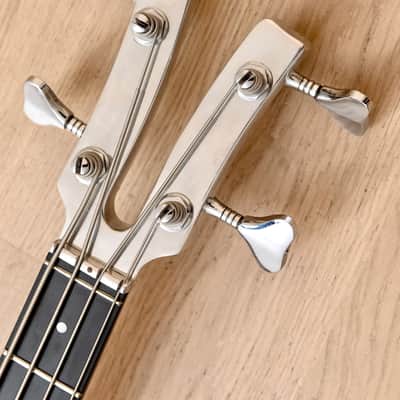 1981 Kramer DMZ 5000 Vintage Aluminum Neck PJ Bass, White image 4