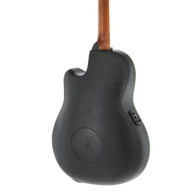Ovation Applause AE44 Traditional Series Mid-Depth Acoustic-Electric Guitar Black image 16