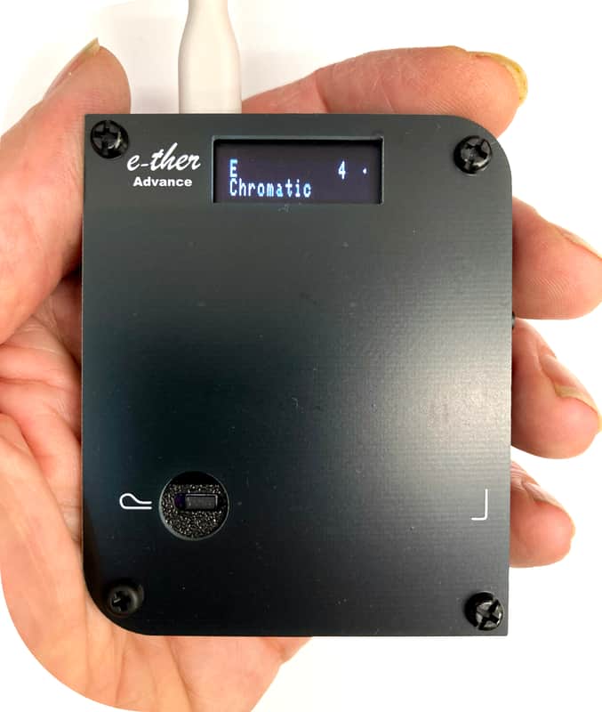 e-ther 'Advance' : e-theremin, MIDI / audio with quantisation and note display image 1