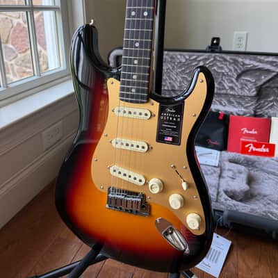 2026 Fender American Ultra II Stratocaster Ebony Fretboard - Ultraburst image 3