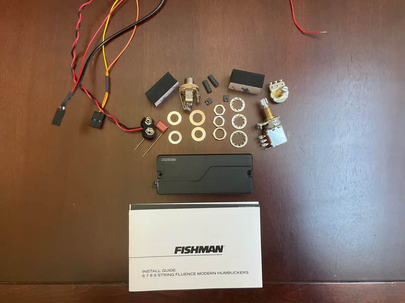 Fishman Fluence String Modern Humbucker 7 Ceramic 3 Voices BLACK image 1