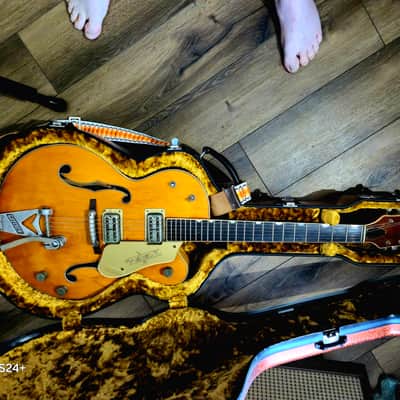 Gretsch 6120 Chet Atkins Hollow Body 1960-61 - Orange image 12