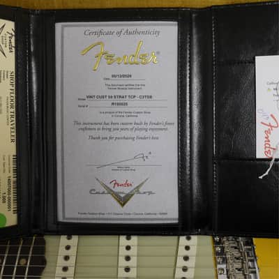 Fender Custom Shop Vintage Custom 1959 Stratocaster Rosewood - Chocolate 3-Color Sunburst image 9