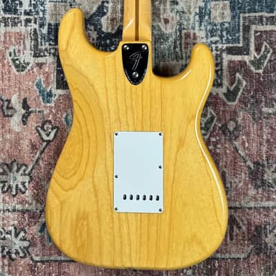 1976 Fender Stratocaster Vintage Left Handed Natural Electric Guitar W/ Hardshell Case! image 8