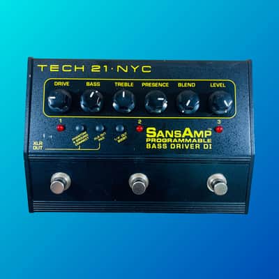 Tech 21 Sansamp Programmable Bass Driver | Reverb