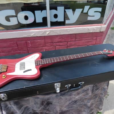 GIBSON 1966 THUNDERBIRD ll BASS BURGUNDY MIST PRO REFIN NON-REVERSE  RARE! [VIDEO] image 18