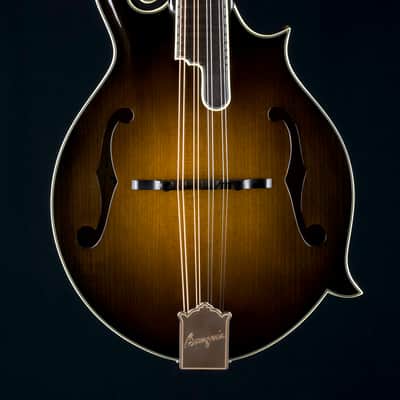Bourgeois M5F Sunburst Full Aged Tone Adirondack Spruce and European Flamed Maple Mandolin NEW image 4