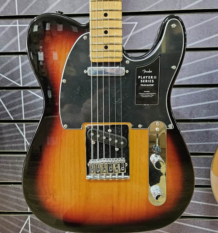 Fender Player II Telecaster Electric Guitar - Maple Fingerboard, 3-Color Sunburst B Stock image 1