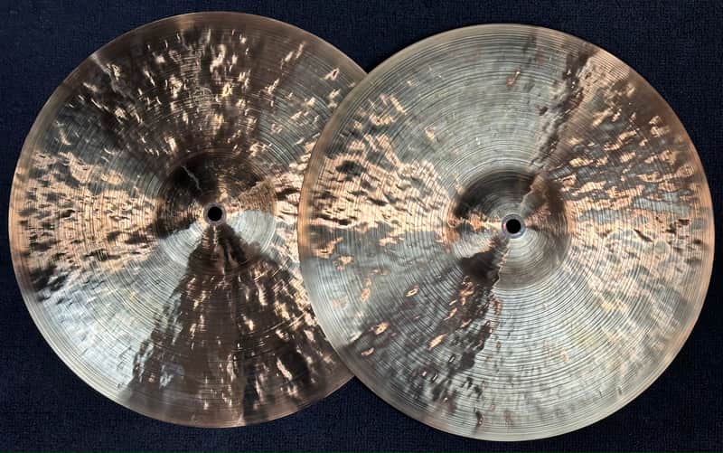 Byrne 14" Heritage Series Hi Hat Cymbal Pair - 815/1050g image 1