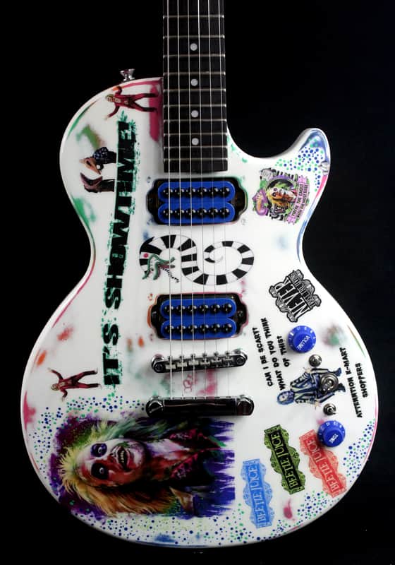 Custom Painted and Upgraded Epiphone LP Special ll LE with Matching Headstock image 1