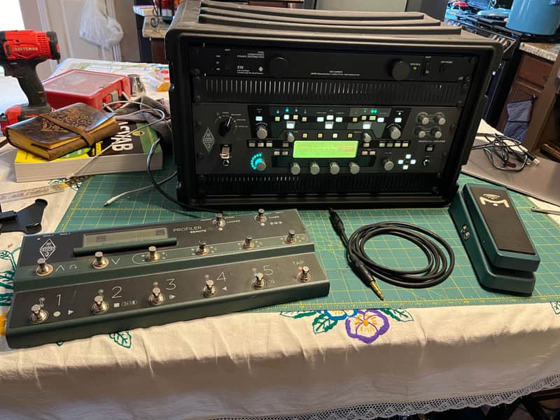 Kemper Amps Profiler Rack Modeling Guitar Amp with Remote Controller Pedal 2013 - Present - Black image 1