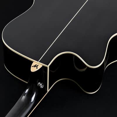 Washburn DFBACEB Deep Forest Burl ACE Grand Auditorium 6-String RH Acoustic Electric Guitar image 14