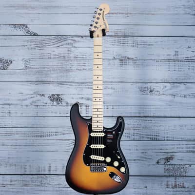 Fender Limited Edition American Performer Timber Stratocaster Electric Guitar | 2-Color Sunburst Pine image 3