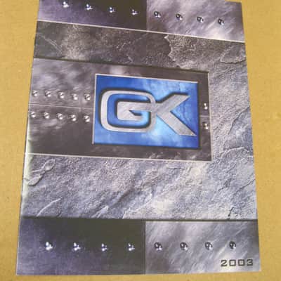 Gallien-Krueger Amplifiers Catalog 2003 image 1