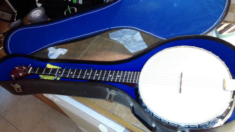Kay 5 string Vintage Rare Global Kay Banjo 60s  Brown Birch image 1
