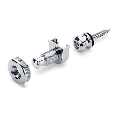 Schaller S-Locks Security Strap Locks - Medium - Chrome image 1
