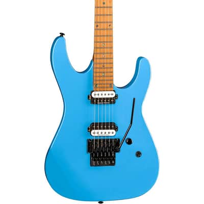 Dean MD 24 Roasted Maple with Floyd Electric Guitar Regular Vintage Blue image 1
