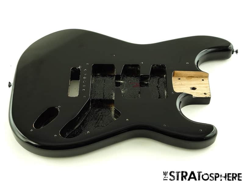 Kramer Focus VT-211S BODY Mahogany Guitar Parts Black image 1