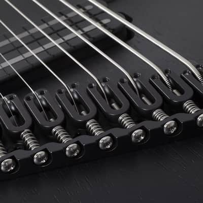 Schecter PT-8 MS Black Ops LH Satin Black Open Pore image 8