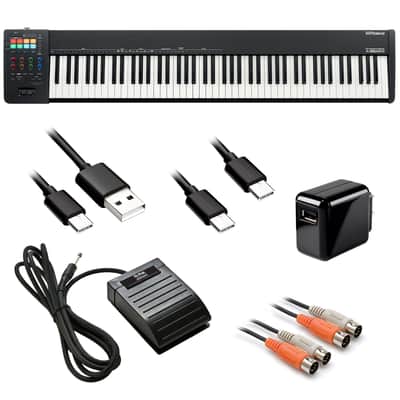 Roland A-88MKII MIDI Keyboard Controller - Bonus Pak