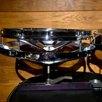 Remo Set 12" and 14" including stand 1990s - Chrome and black image 7