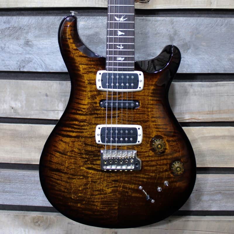 PRS Core Series Modern Eagle V Black Gold Wraparound Burst with Hardshell Case image 1