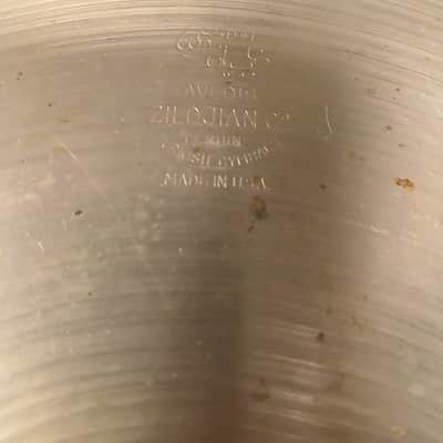 VINTAGE Zildjian Avedis 12" hi-hats 1950's- Bronze image 4