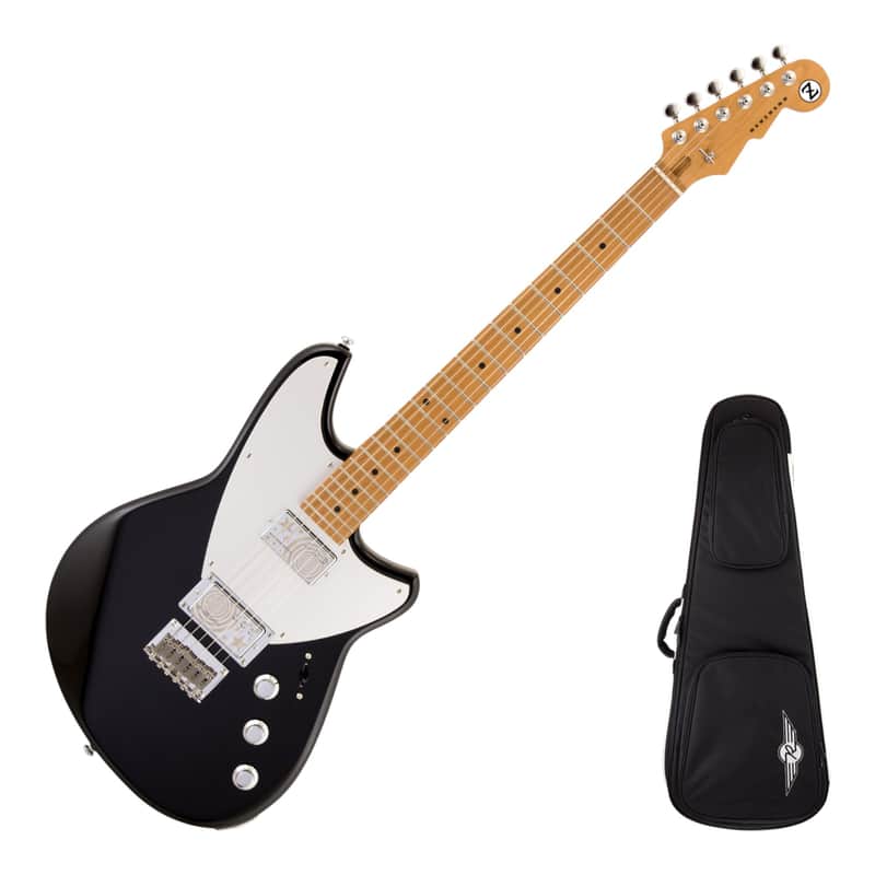 Reverend Billy Corgan Z-One Electric Guitar, Midnight Black with Reverend Soft Case image 1