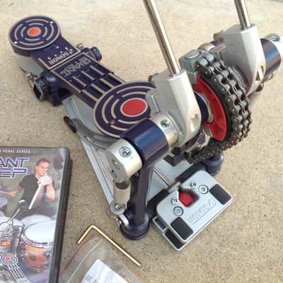 Sonor Giant Step Twin Effect Bass Drum Pedal W/Dock and Extra Chain image 9