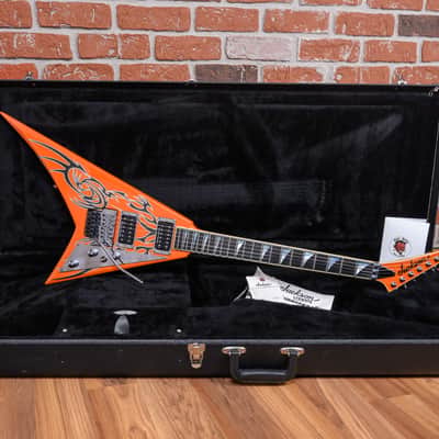 Jackson USA Custom Shop RR1 Rhoads Orange Tribal 2007 w/OHSC image 2