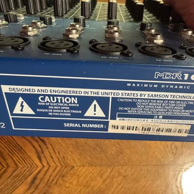 Samson MDR1064 10-Channel Analog Mixer 2010s - Blue/Black (K8) image 4