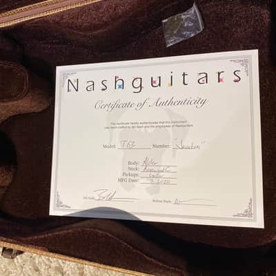 Nash T-63 Art Series 2020 Javalina Electric Guitar w/ Hardshell Case image 11