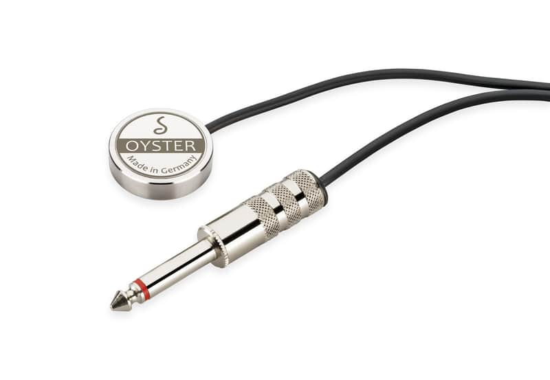 Schaller Germnay S/P Oyster Piezo Acoustic Instrument/Guitar Pickup, Nickel image 1