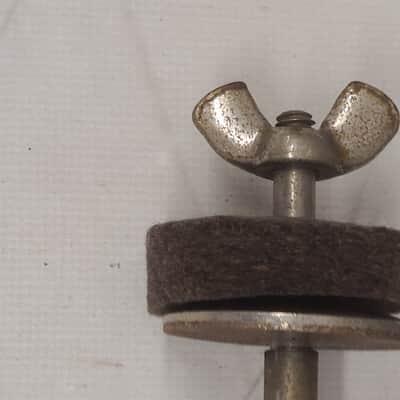 Vintage Leedy "Z" Cymbal Arm & Drum Hoop Mount W/Clamp Nickel 1930's image 8