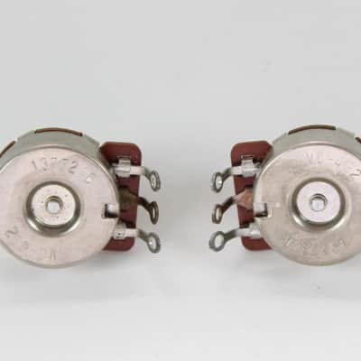 1972 Vintage Fender Stratocaster/Telecaster 250K Potentiometer POTS Short-Shaft 1970s USA image 2