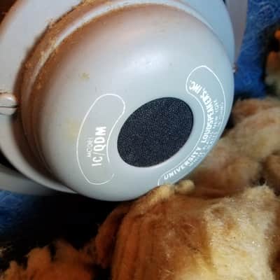 Bell & Howell Type A-1 Military 16 Ohm 20 Watt 8" AlNiCo University Sound Speaker AF2900-676770 MIL-L-4166 1960s - Blue Fiberglass Cab image 12