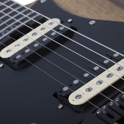 Schecter Sun Valley Super Shredder Exotic HT Black Limba LH Natural Satin image 8
