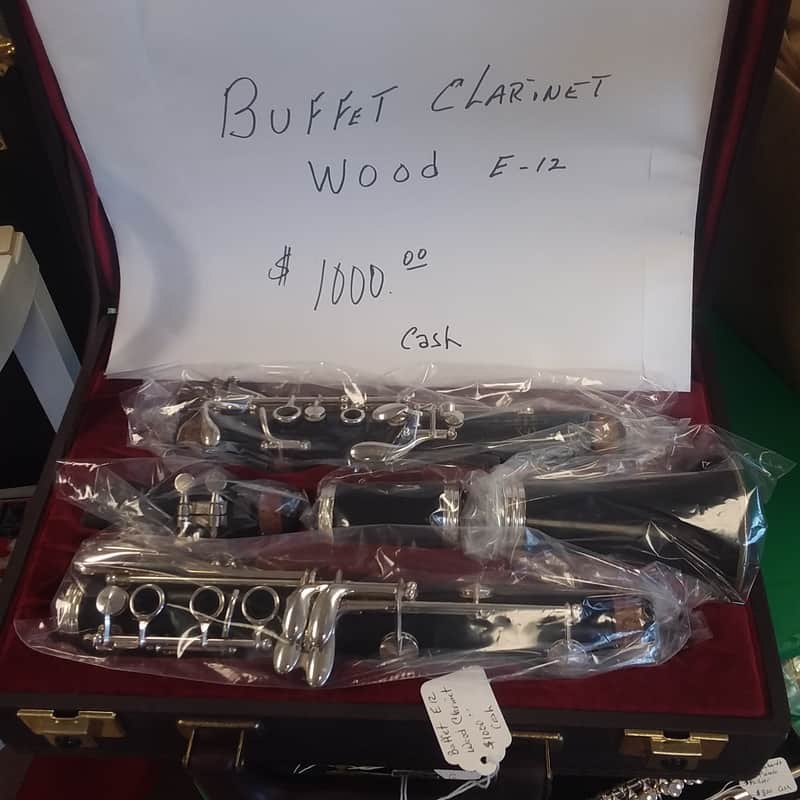 Buffet Crampon Wood E12 2010 Black/Silver keys image 1