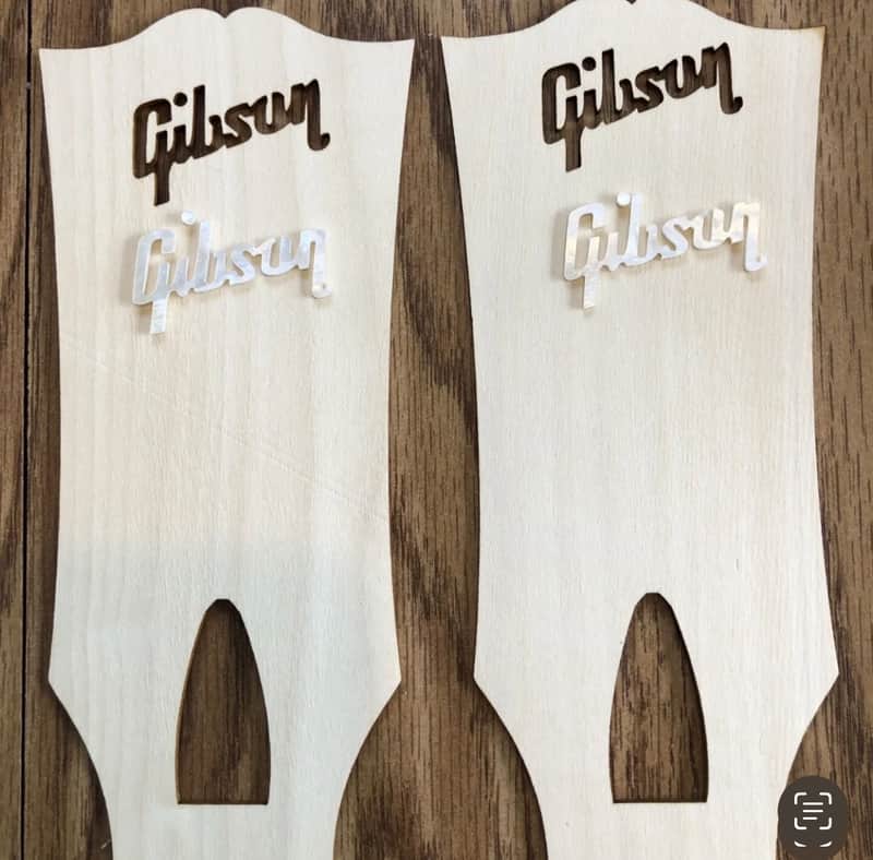 Les Paul Holly Headstock Overlay for 57-60 vintage Les Paul image 1