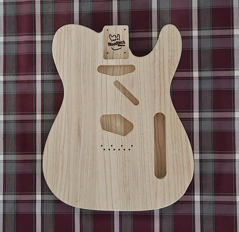 Woodtech Routing - Paint Grade Swamp Ash Telecaster Body - Unfinished image 1